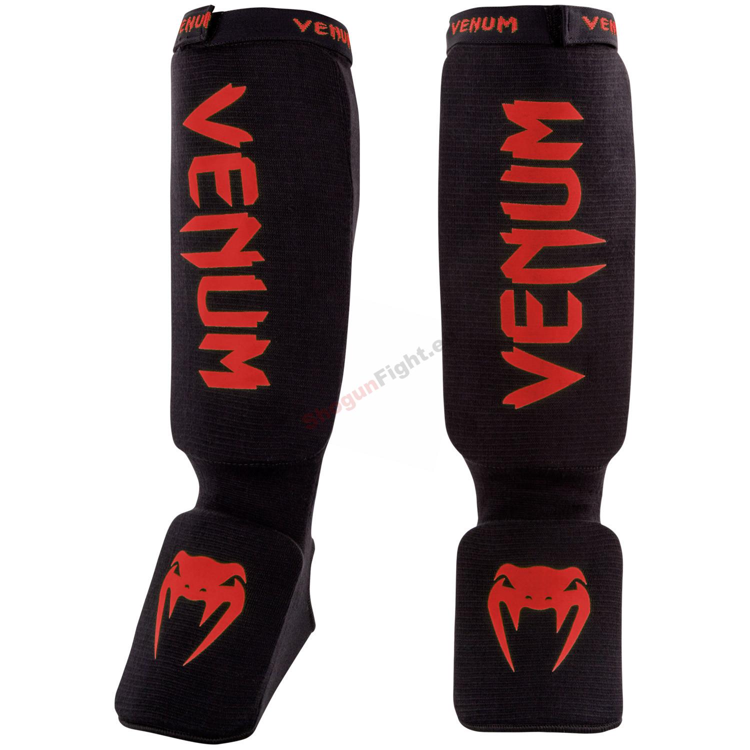 VENUM Textil sípcsontvédő, Fekete/Piros