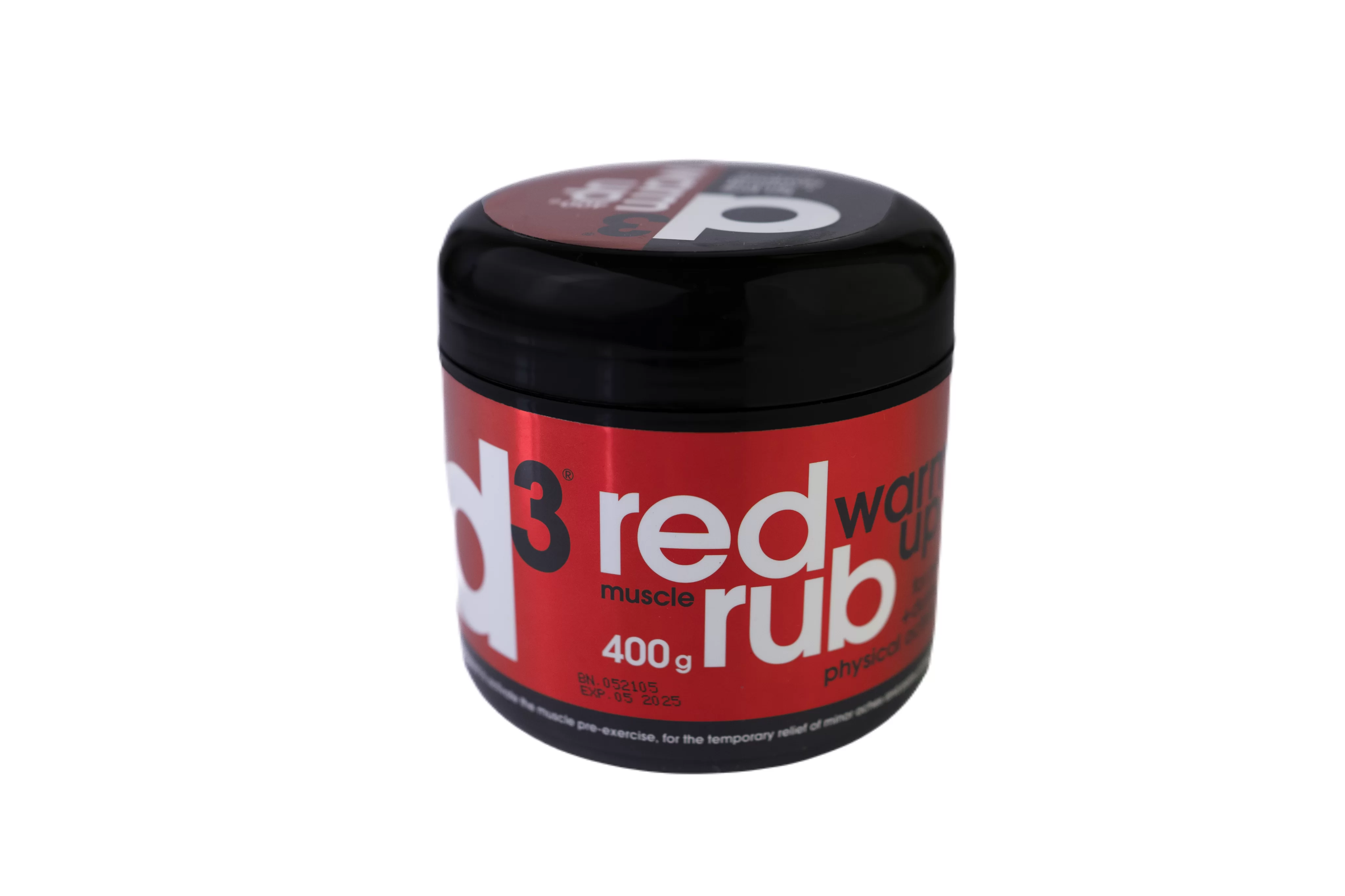 D3 Red Rub bemelegítőkrém - 400g