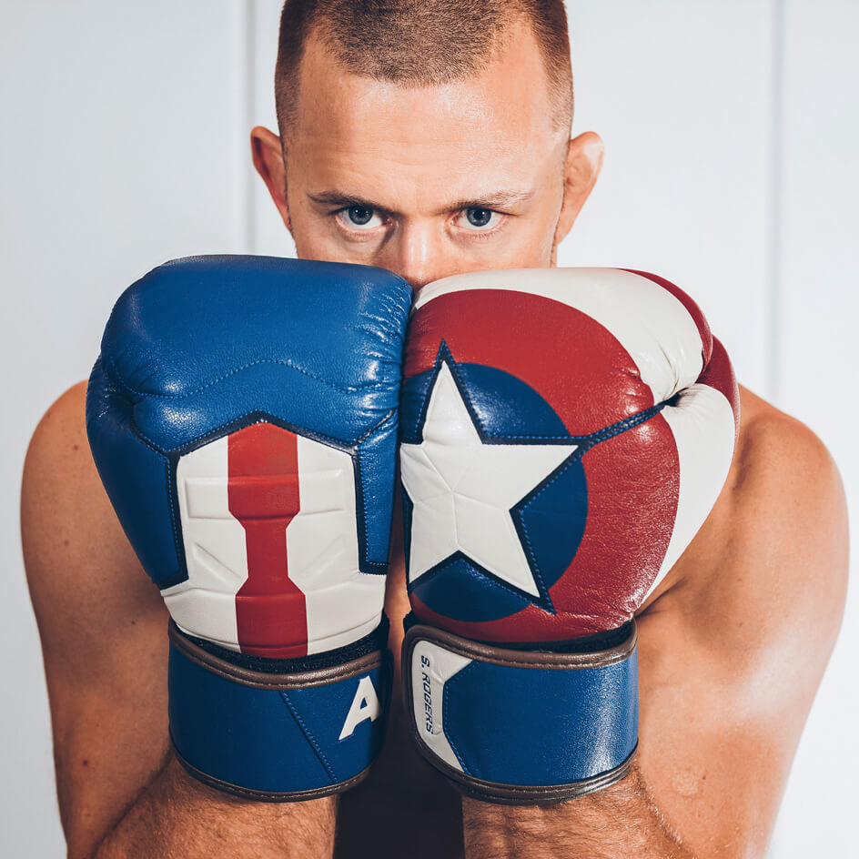 HAYABUSA x Marvel CAPTAIN AMERICA "Amerika kapitány" Boxkesztyű