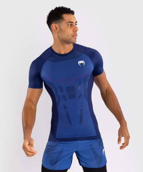 VENUM TECHNICAL 3.0 Rashguard, Rövid ujjú, Navy