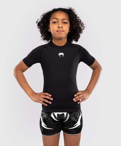 VENUM CONTENDER Gyermek Rashguard, Rövid ujjú, Fekete