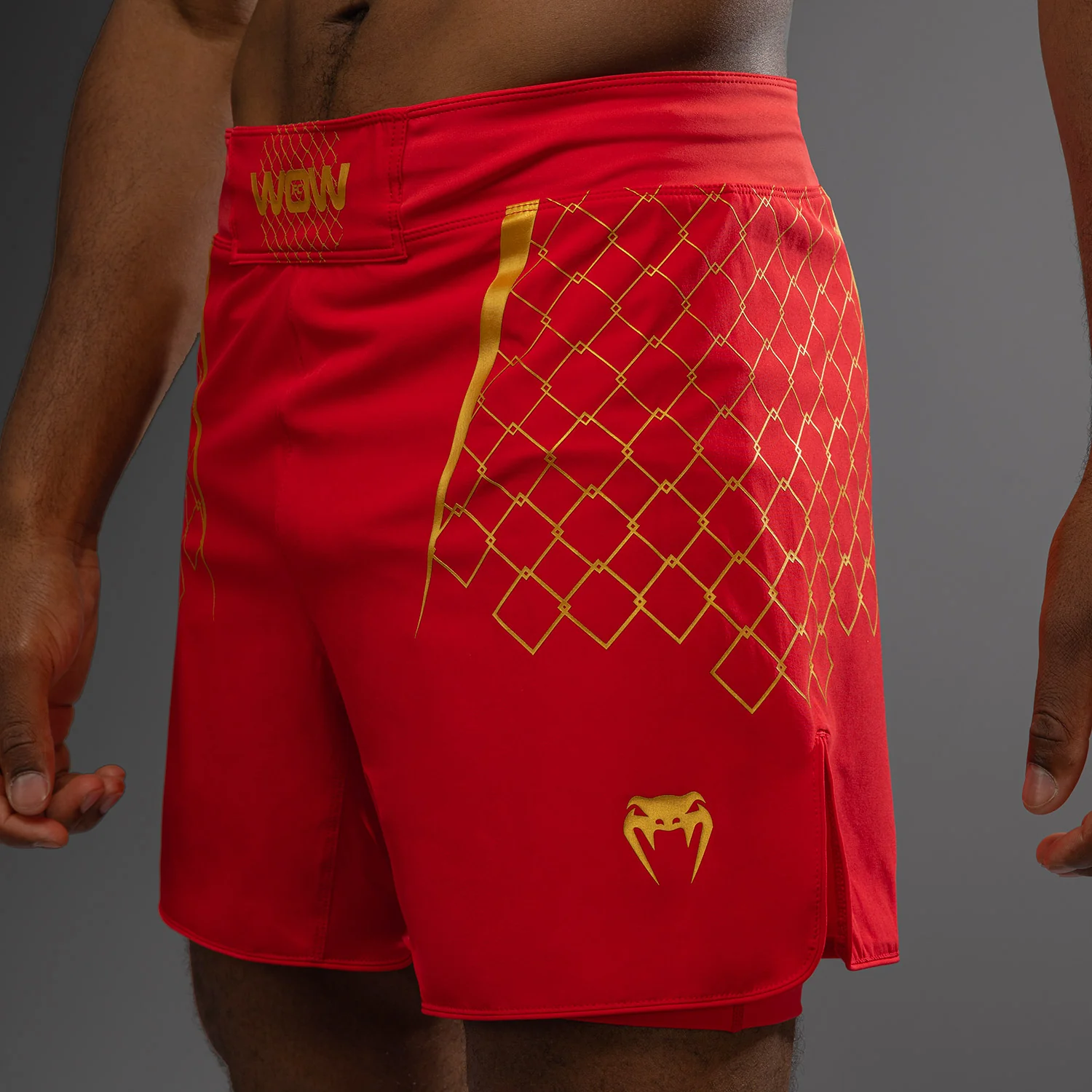 VENUM X WOW FC Fightshort, Piros