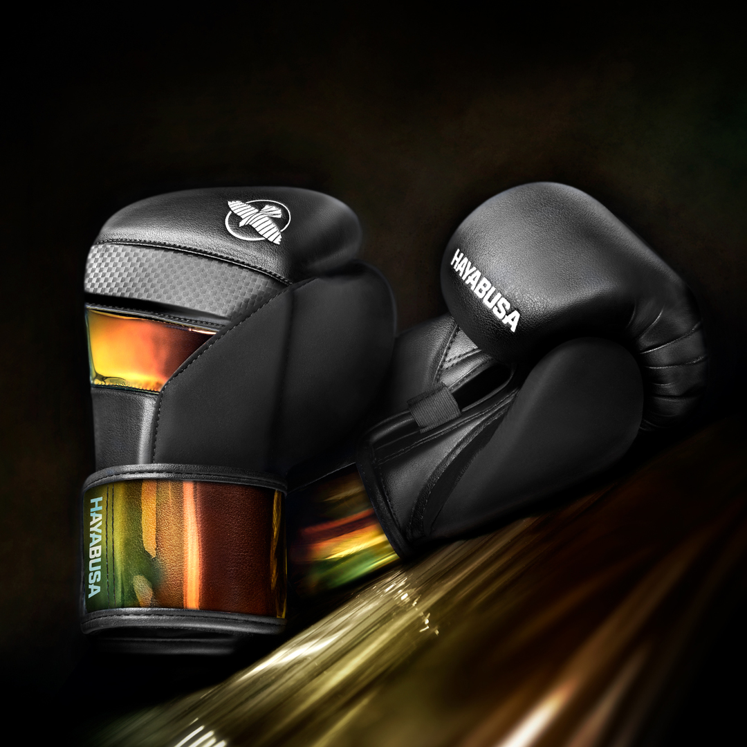 Hayabusa T3 Boxkesztyű, Fekete/Iridescent