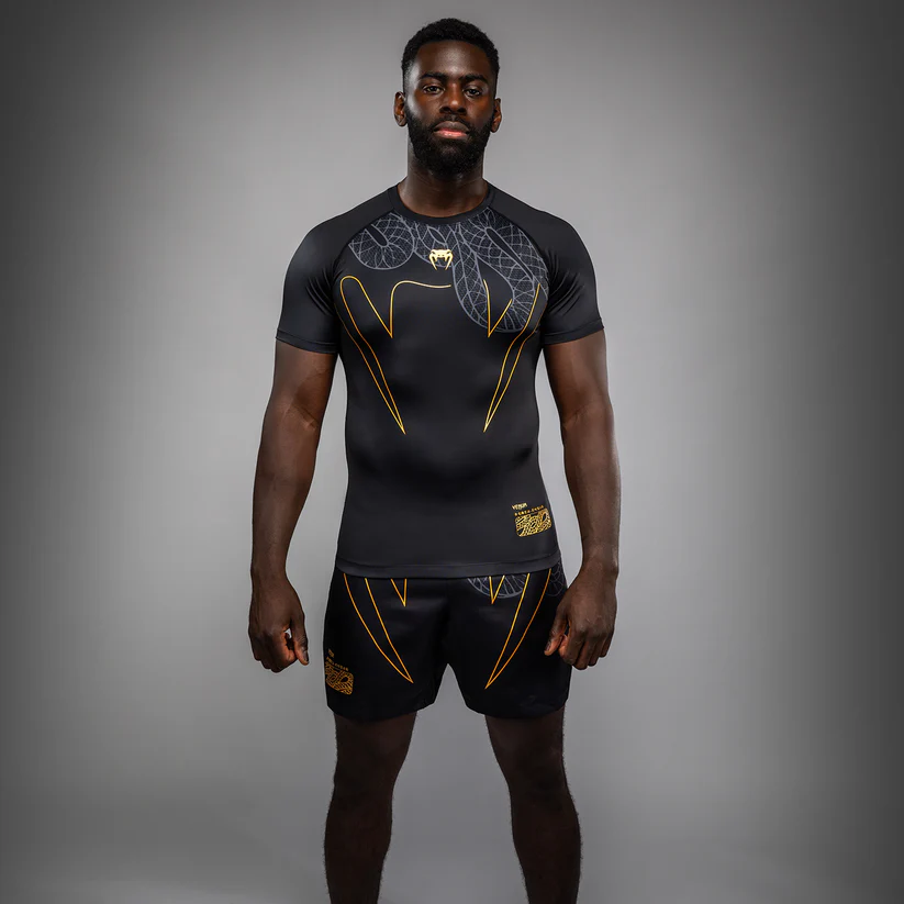 VENUM SERPENTI Rashguard, Rövid ujjú, Fekete/Arany