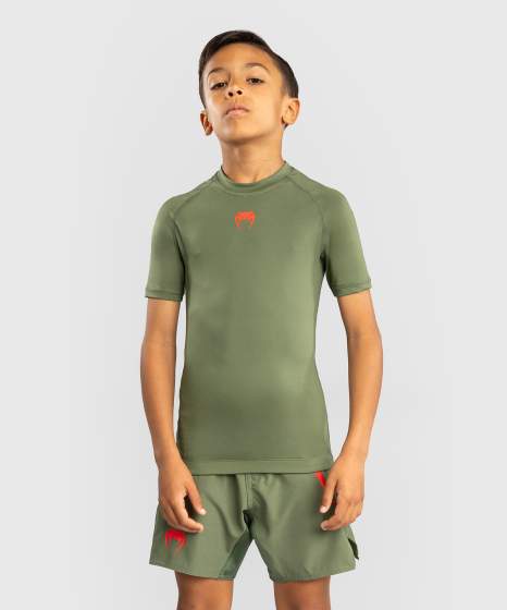 VENUM CONTENDER Gyermek Rashguard, Rövid ujjú, Zöld