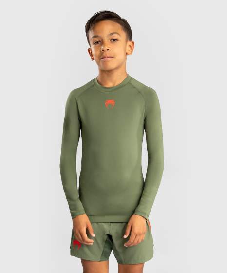 VENUM CONTENDER Gyermek Rashguard, Hosszú ujjú, Zöld