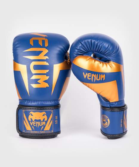 VENUM ELITE Boxkesztyű, Kék/Bronz