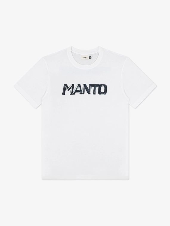 MANTO METAL LOGOTYPE Póló, Fehér
