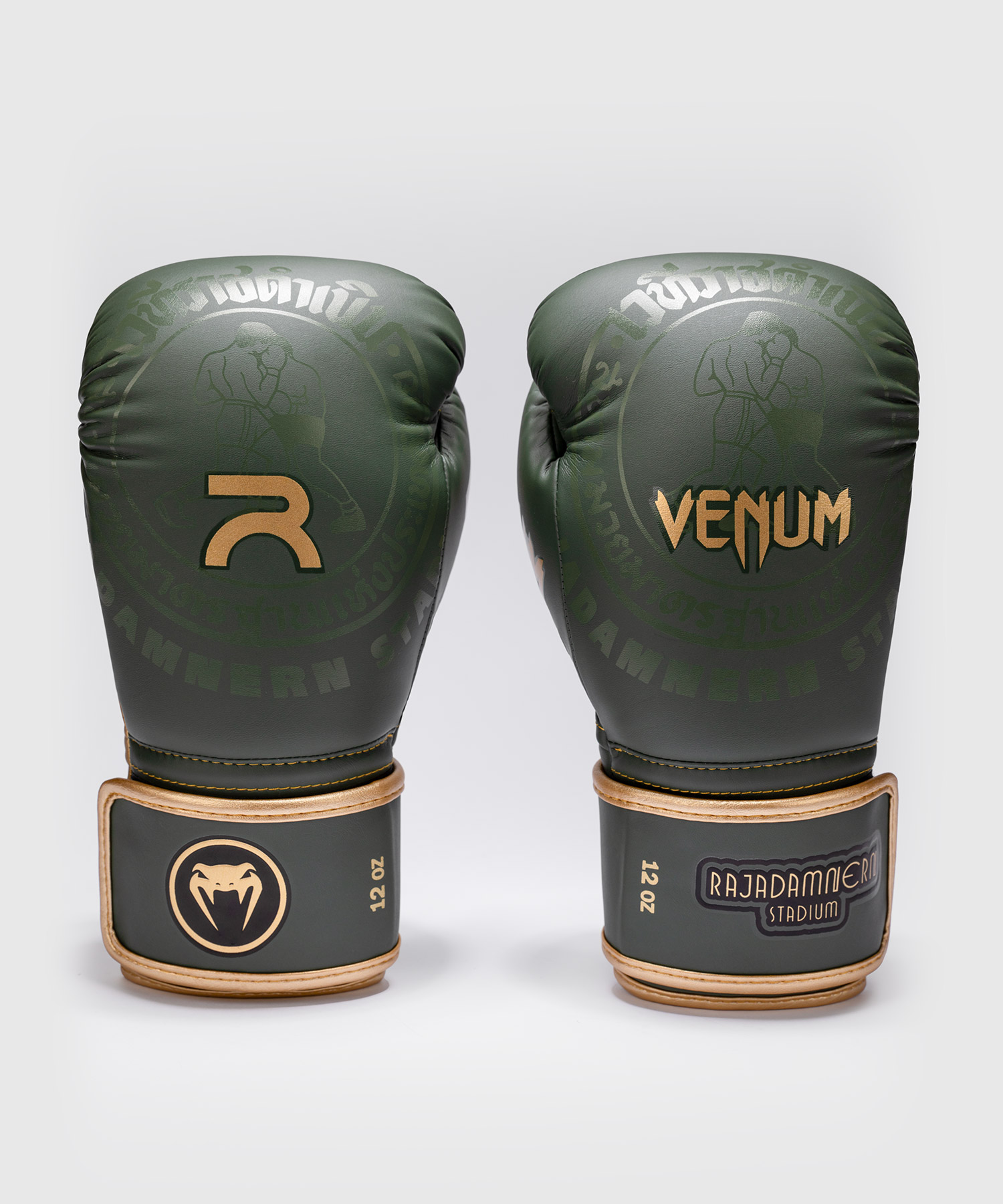 VENUM X RAJADAMNERN Boxkesztyű, Khaki