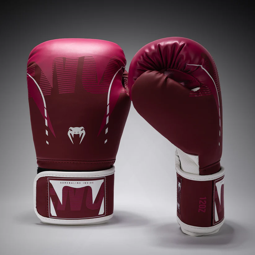 VENUM ADRENALINE Boxkesztyű, Burgundy/Pink