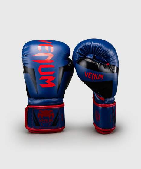 VENUM ELITE Boxkesztyű, Kék/Piros/Fekete