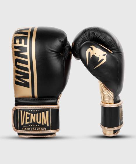 VENUM SHIELD PRO Boxkesztyű, Fekete/Arany