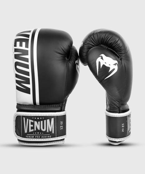 VENUM SHIELD PRO Boxkesztyű, Fekete/Fehér