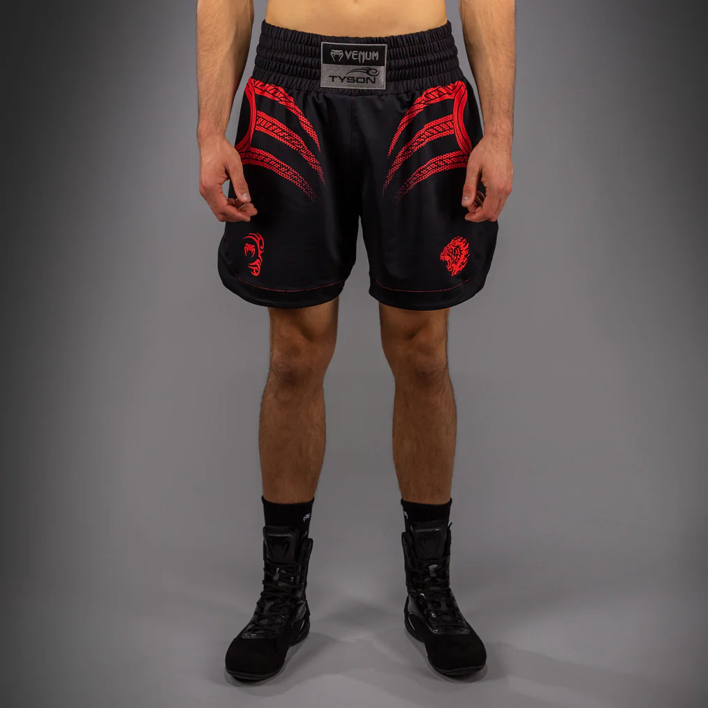 VENUM X MIKE TYSON TIGER Boxnadrág, Fekete/Piros