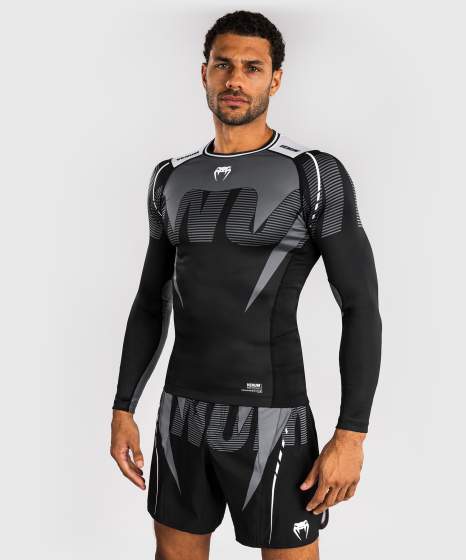 VENUM ADRENALINE Rashguard, Hosszú ujjú, Fekete/Szürke