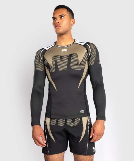 VENUM ADRENALINE Rashguard, Hosszú ujjú, Fekete/Homok