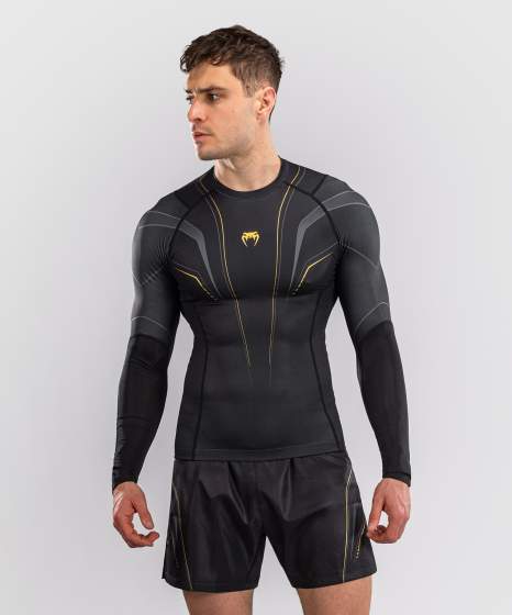 VENUM STREAMLINE Rashguard, Hosszú ujjú, Fekete/Arany
