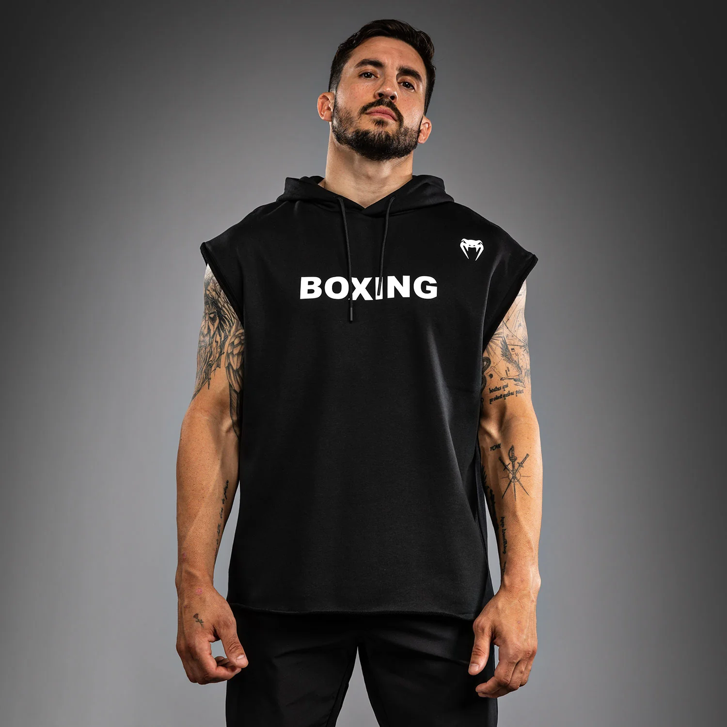 VENUM BOXING Ujjatlan Kapucnis, Fekete/Fehér