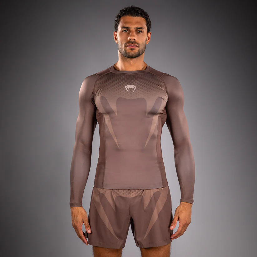 VENUM NO GI Rashguard, Hosszú ujjú, Barna, L-es