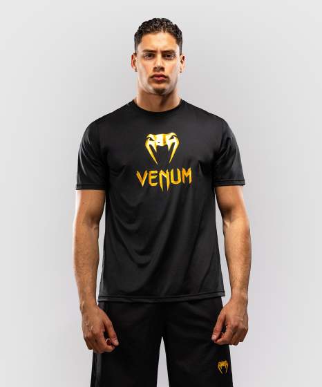 VENUM CLASSIC Dry Tech póló, Fekete/Arany