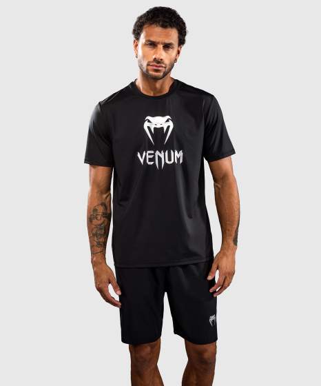 VENUM CLASSIC Dry Tech póló, Fekete/Ezüst